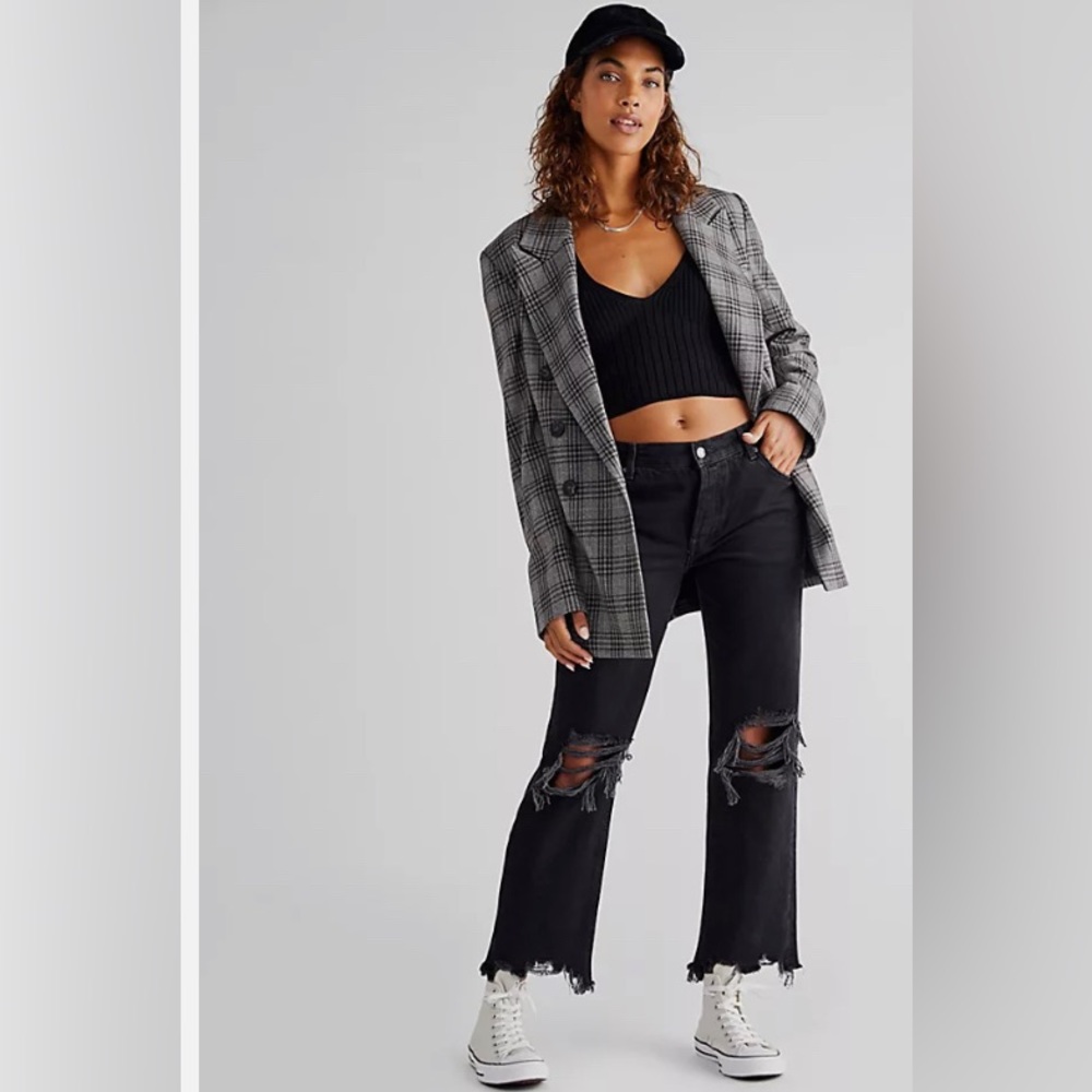 Free people Maggie Mid rise straight